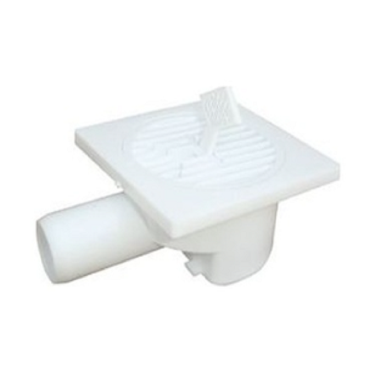 15X15X50 YER SİFONU YAN ÇIKIŞLI PLASTİK BEYAZ