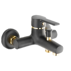 GOLD & SİYAH DELTA BANYO BATARYASI
