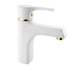 GOLD & BEYAZ LOTUS LAVABO BATARYASI
