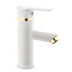 GOLD & BEYAZ DELTA LAVABO BATARYASI