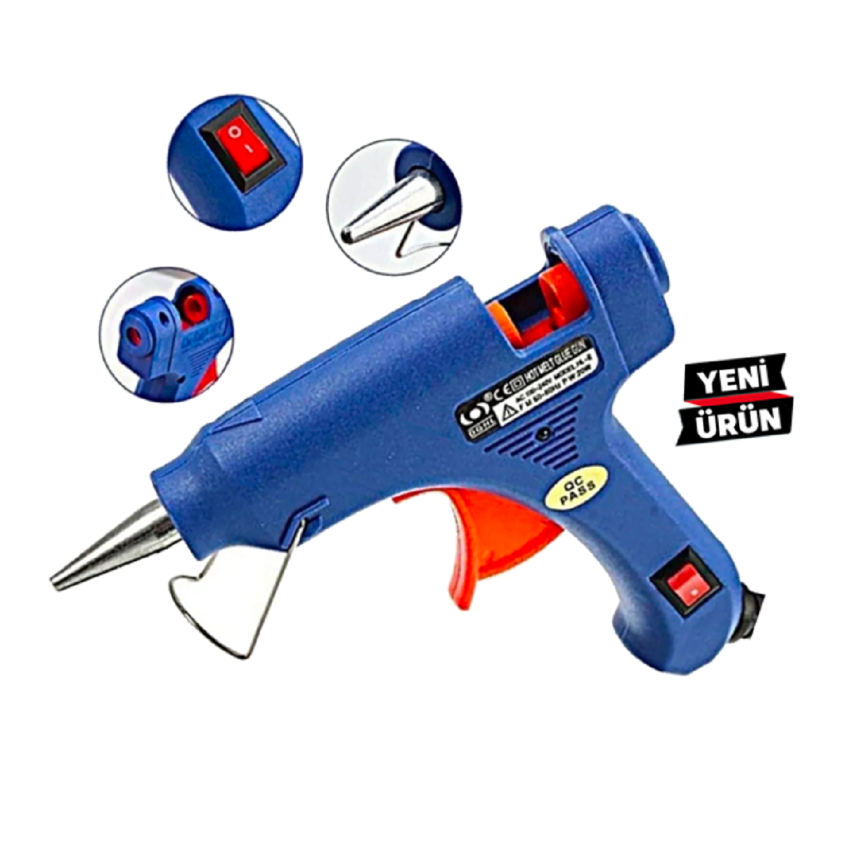 60W SICAK MUM SİLİKON TABANCASI
