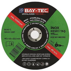 BAY-TEC İNOX KESİCİ TAŞ 180x1.6x22-23mm