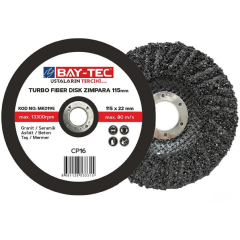 TURBO FİBER DİSK ZIMPARA 115x22-23mm