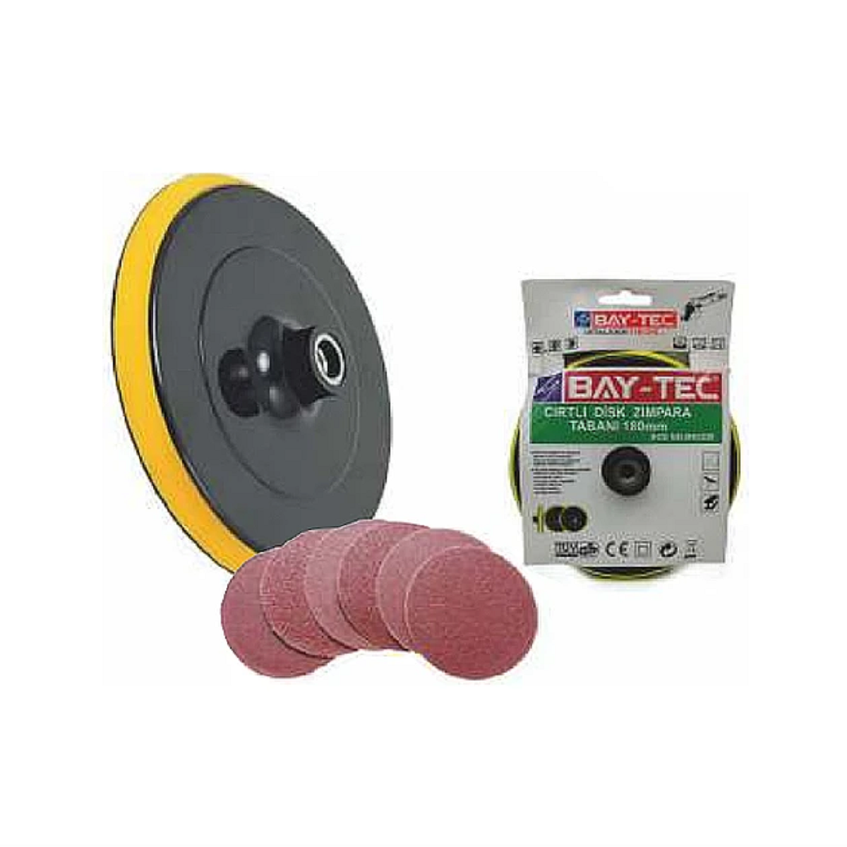 CIRTLI DİSK ZIMPARA-6 YEDEKLİ 115mm