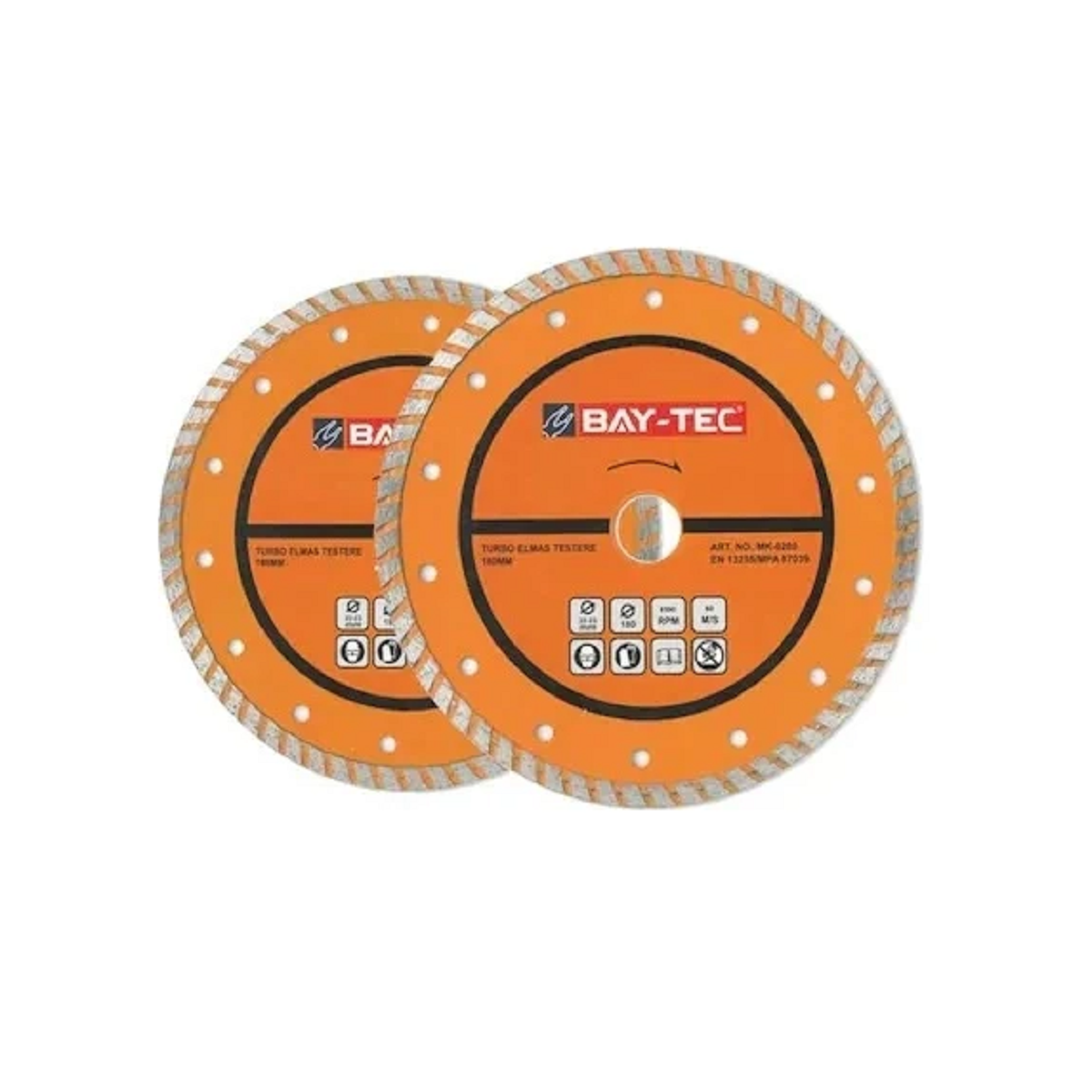 TURBO ELMAS TESTERE 180x22-23mm