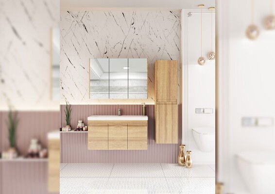 KAREN BANYO CİTY 100 80 BANYO DOLABI