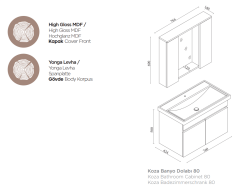 KAREN BANYO KOZA 80 60 BANYO DOLABI