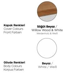 KAREN BANYO MERCAN AYNALI 80 CM BANYO DOLABI